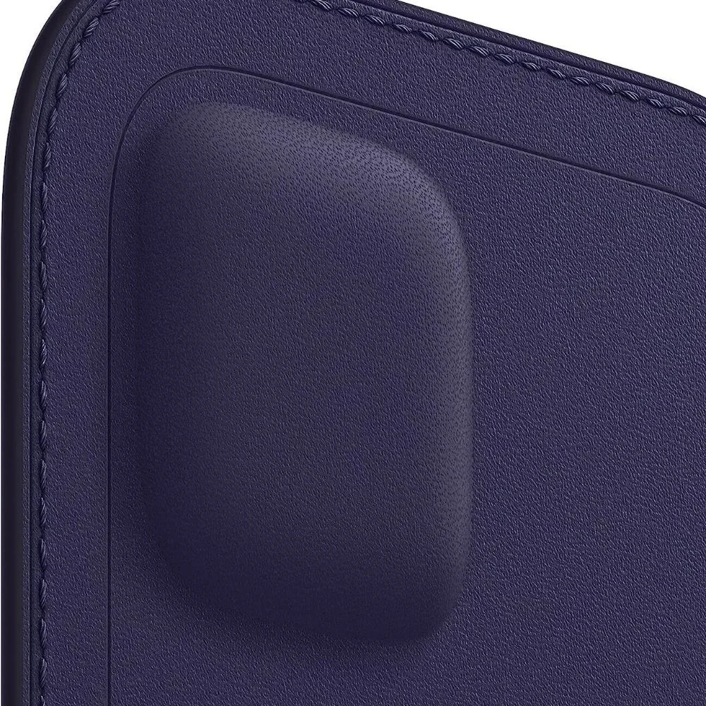 Apple Leather Sleeve with MagSafe for iPhone 12 / 12 Pro - Deep Violet